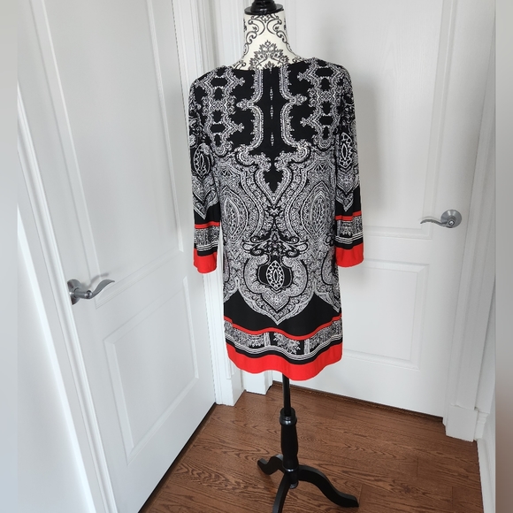 Black and Red Short Dress Size S - Picture 1 of 4